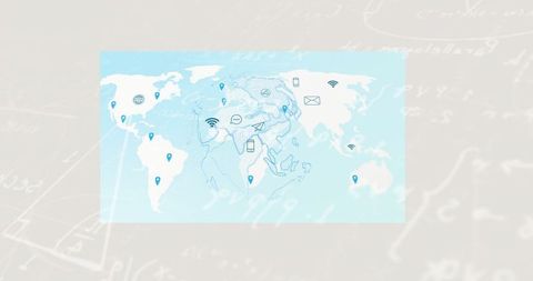 Global Connectivity Concepts with Map Icons