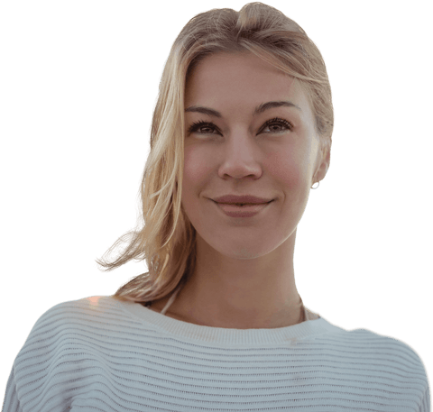 Happy Caucasian Woman Smiling Isolated on Transparent Background - Download Free Stock Videos Pikwizard.com