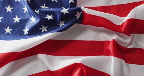 Close-up of american flag with stars and stripes, symbolizing patriotism