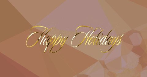 Elegant Happy Holidays Card on Geometric Background - Download Free Stock Images Pikwizard.com