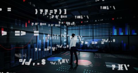 futuristic data analysis in high-tech environment - Download Free Stock Images Pikwizard.com