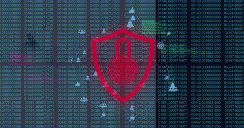 cybersecurity concept with padlock and digital network icons over data - Download Free Stock Images Pikwizard.com