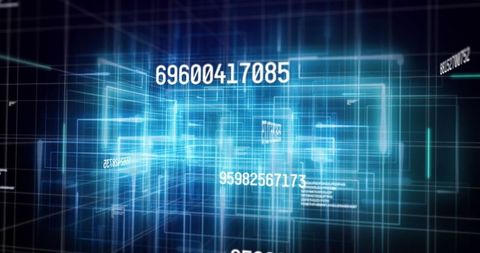 Abstract Financial Data Streams Over Dark Digital Grid - Download Free Stock Images Pikwizard.com