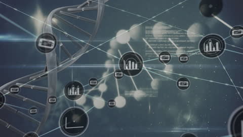 Digital Network and Data Processing with DNA Helix