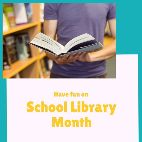 Celebrating school library month with joy of reading