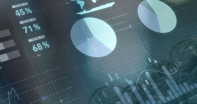 Digital Analysis Dashboard with Graphs and Data Visualizations - Download Free Stock Images Pikwizard.com