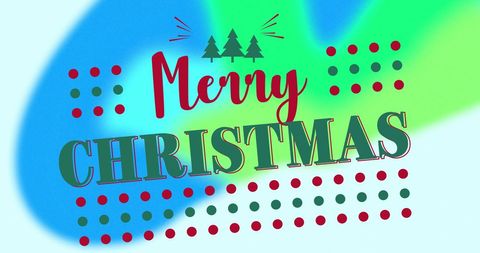 Festive Merry Christmas Greeting Card Background