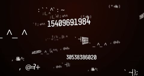 Dynamic Numbers and Mathematical Symbols on Digital Display - Download Free Stock Images Pikwizard.com