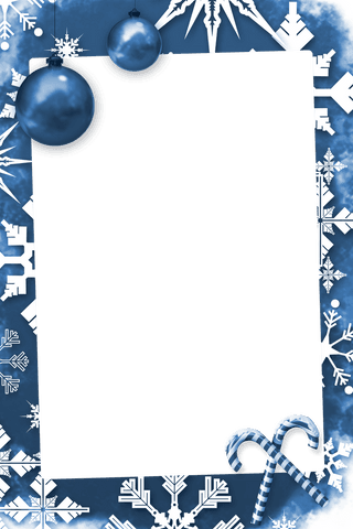 Transparent Christmas Frame Decoration Snowflakes Baubles - Download Free Stock Videos Pikwizard.com