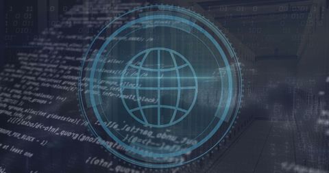 Global Data Connectivity with Networking Symbols Overlay - Download Free Stock Images Pikwizard.com