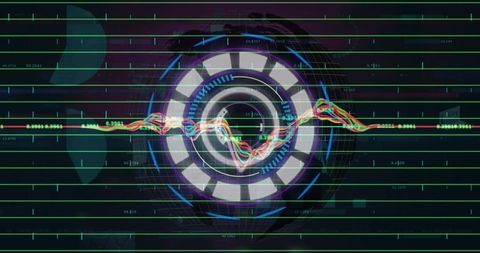 Cyber data processing and time tracking in digital interface