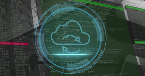 Cloud Computing and Financial Data Processing Concept - Download Free Stock Images Pikwizard.com