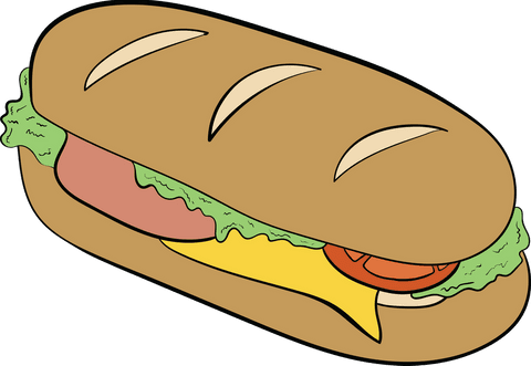 digital sandwich illustration on transparent background vector - Download Free Stock Videos Pikwizard.com