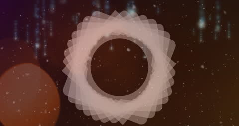 Abstract Geometric Animation with Data Overlay