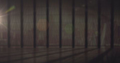 Abstract window shadows with eerie light effects