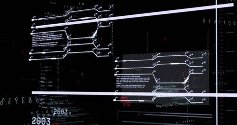 Digital Data Processing with Modern Interface on Dark Background - Download Free Stock Images Pikwizard.com