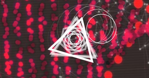 Abstract Geometric Patterns with Genetic Sequence Simulation - Download Free Stock Images Pikwizard.com