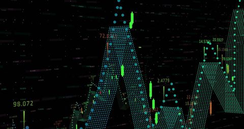 Digital Abstract with Growth Analysis Graphics - Download Free Stock Images Pikwizard.com