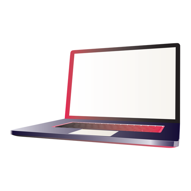 Modern Laptop With Blank Screen on Transparent Background - Download Free Stock Videos Pikwizard.com