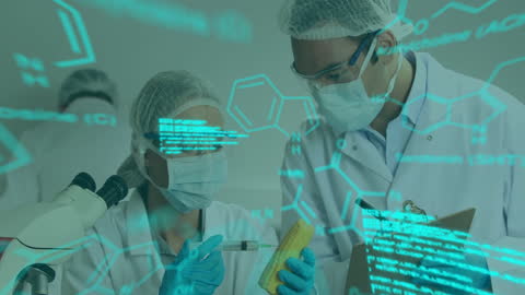 Diverse Scientists Analyzing Genetic Engineering in Laboratory Setting