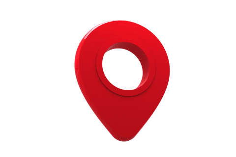 red destination pin icon on transparent background - Download Free Stock Videos Pikwizard.com