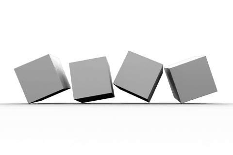 floating grey cubes on transparent background - Download Free Stock Videos Pikwizard.com