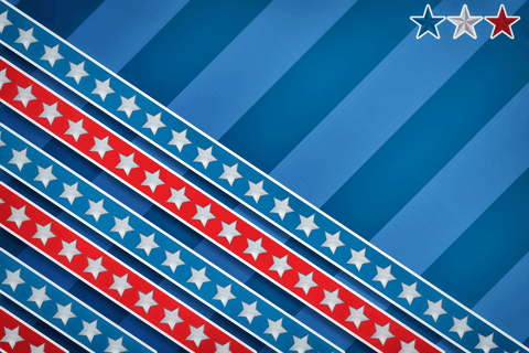 patriotic lines with stars png transparent background - Download Free Stock Videos Pikwizard.com