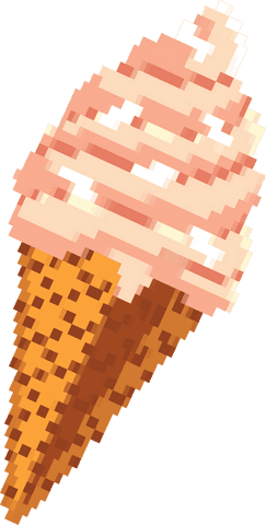 pixel art ice cream cone transparent background - Download Free Stock Videos Pikwizard.com