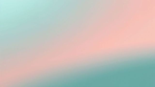 Pastel teal and pink diagonal gradient background blending soft minimalist abstract