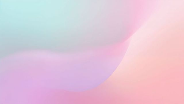 Soft pastel gradient with flowing mint pink lavender hues for modern minimalist design