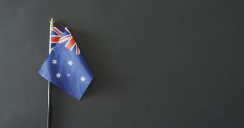 Australian Flag on Black Background - Download Free Stock Images Pikwizard.com