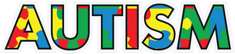 Autism Design with Multicolored Puzzle Text on Transparent Background - Download Free Stock Videos Pikwizard.com
