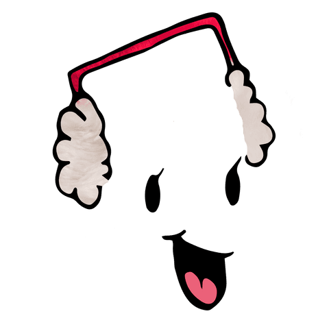 Happy character illustration on transparent background