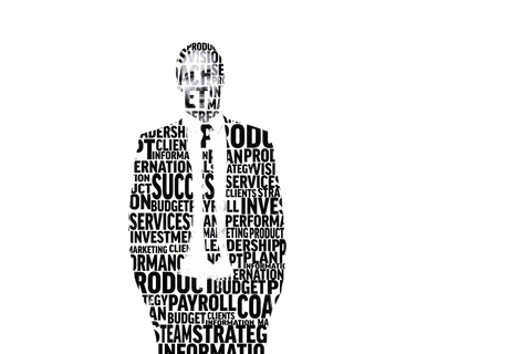 transparent businessman illustration representing words concept - Download Free Stock Videos Pikwizard.com