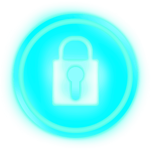 transparent blue lock icon with glowing effect - Download Free Stock Videos Pikwizard.com