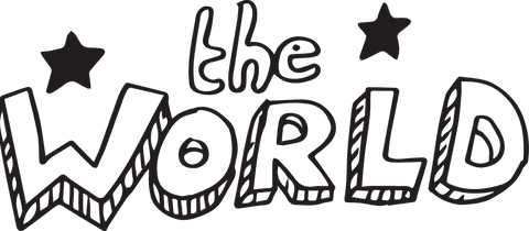 Vintage Cartoon Style 'The World' Text Transparent Background - Download Free Stock Videos Pikwizard.com