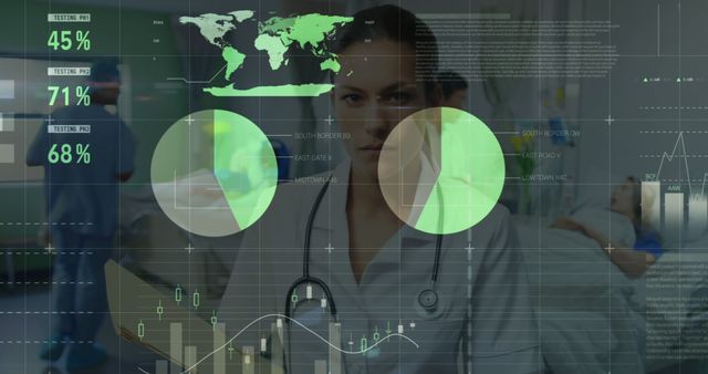 Healthcare Professional Analyzing Data in Modern Medical Facility - Download Free Stock Images Pikwizard.com