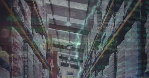 Warehouse and Financial Data Seamless Integration Concept
