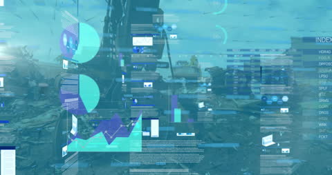 Animated Data Graphics with Indoor Conference Settings