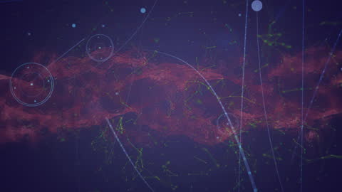 Abstract Visualization of Digital Network Over DNA Strand