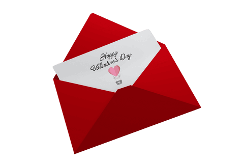 Happy Valentine's Day Letter on Transparent Background - Download Free Stock Videos Pikwizard.com
