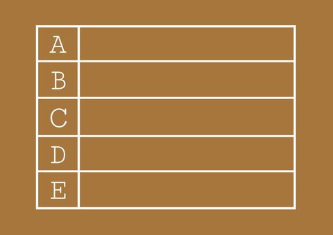 Brown Grid with Labeled Rows for Versatile Information Display - Download Free Stock Templates Pikwizard.com