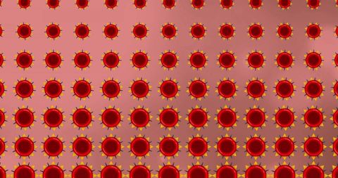 Abstract Red Shapes on Pink Gradient Background - Download Free Stock Images Pikwizard.com