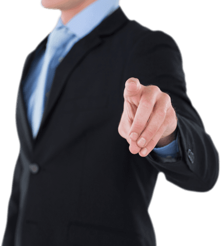 Businessman in Suit Pointing at Transparent Interface - Download Free Stock Videos Pikwizard.com