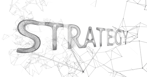 strategy text with abstract network on transparent background - Download Free Stock Videos Pikwizard.com