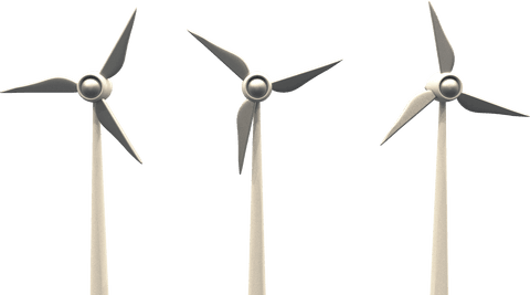 transparent wind turbines in clean energy concept - Download Free Stock Videos Pikwizard.com
