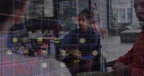 Business Meeting Focused on Digital Analytics and Growth Strategy