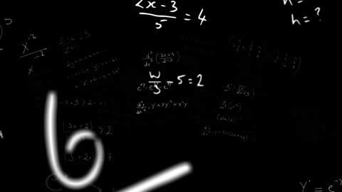 Dynamic Animation of Mathematical Formulas on Dark Background