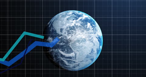 Global Networking with Digital Data Analysis and Rotating Earth Visualization