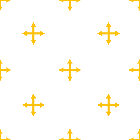 transparent yellow arrowed cross pattern on isolated background - Download Free Stock Videos Pikwizard.com